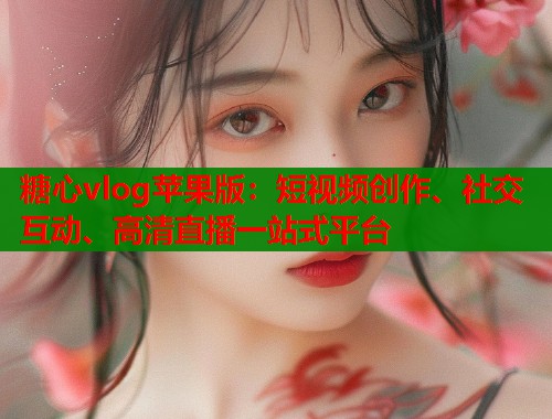 糖心vlog苹果版：短视频创作、社交互动、高清直播一站式平台