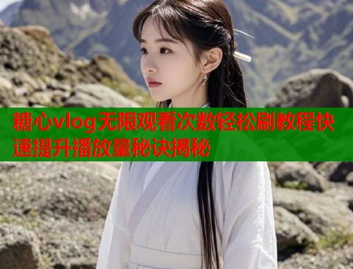 糖心vlog无限观看次数轻松刷教程快速提升播放量秘诀揭秘 糖心vlog无限观看次数轻松刷教程快速提升播放量秘诀揭秘