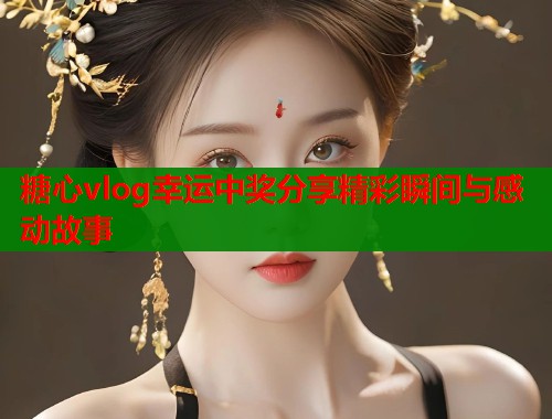 糖心vlog幸运中奖分享精彩瞬间与感动故事